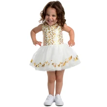 Yatheen/платье-пачка с фольгированным принтом «Король Лев» для маленьких девочек, 12M-6X детское платье для девочек