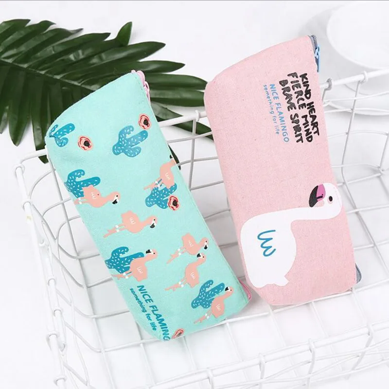 Simple Flamingo Canvas Cosmetic Bag Travel Casual Makeup Bag Neceser Toiletry Kit Organizer Women Make Up Bag Simple Flamingo Canvas Cosmetic Bag Travel Casual Makeup Bag Neceser Toiletry Kit Organizer Women Make Up Bag