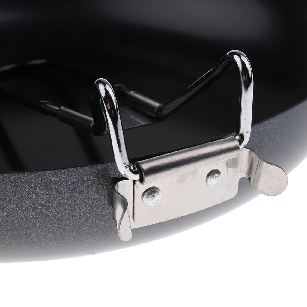 Frying Pan Outdoor Portable Camping Folding Pot Cookware Non-stick Pan 24cm