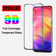 2 шт закаленное стекло для Redmi note 7 Pro 7A защита для экрана для Redmi 7 K20 Pro Защитная стеклянная пленка полное покрытие чехол 9D