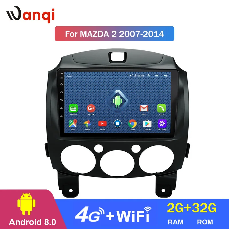 

4G Lte All Netcom Android 8.0 Car Radio For MAZDA 2/Jinxiang/DE/Third generation 2007 2008-2014 GPS Navigation Multimedia Player