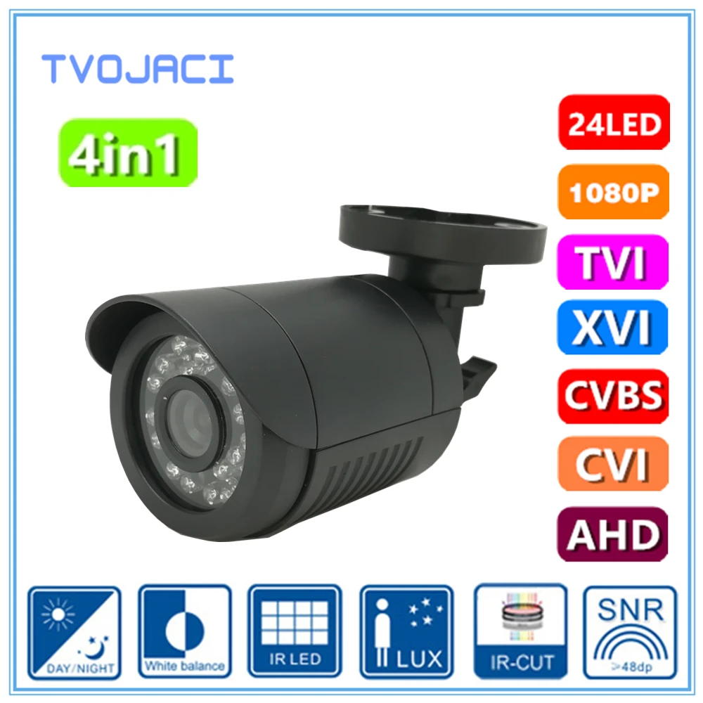 

Surveillance Camera XVI Analog High Definition 1/3'' CMOS 2.0MP 1080P AHD TVI CVI CVBS CCTV Camera IR Cut Fiter Security Outdoor