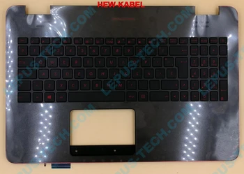 

SP Spain Keyboard for ASUS G551 G551JM N551 keyboard with backlight palmrest top case black
