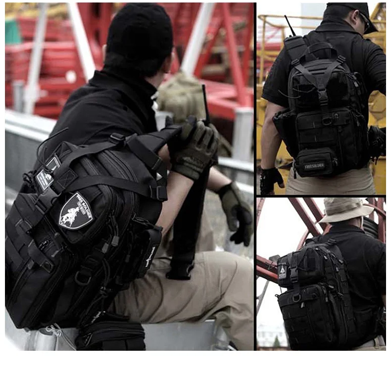 Bolsas do Exército Mochila de Camuflagem para os Homens Desporto ao ar Militar Molle Tático Viagem Acampamento Tas Bolsa Livre Xa764wa 5 Mochilas escal.