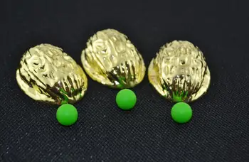 

Gloden Metal Shell (With three Peas)Magic Tricks Close Up Magic Disappearing/Appearance Routine Street Gimmick Magic Props Learn