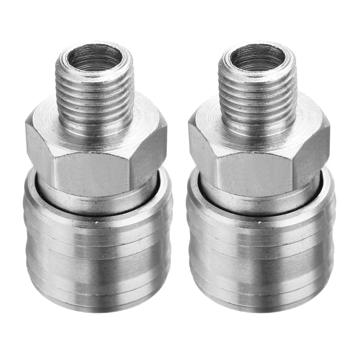 2pcs Europe Air Line Hose Quick Connectors 1/4 BSP Male Coupling Connector Female Compressor Connector Fitting