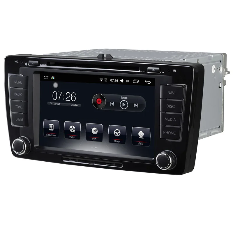Top Car DVD Player Stereo Radio Android 7.1 Bluetooth 7"Touchscreen 2 Din 64Bit Quadcore 2GB/16GB GPS Navigation for Skoda Octavia 1 Top Car DVD Player Stereo Radio Android 7.1 Bluetooth 7"Touchscreen 2 Din 64Bit Quadcore 2GB/16GB GPS Navigation for Skoda Octavia 1