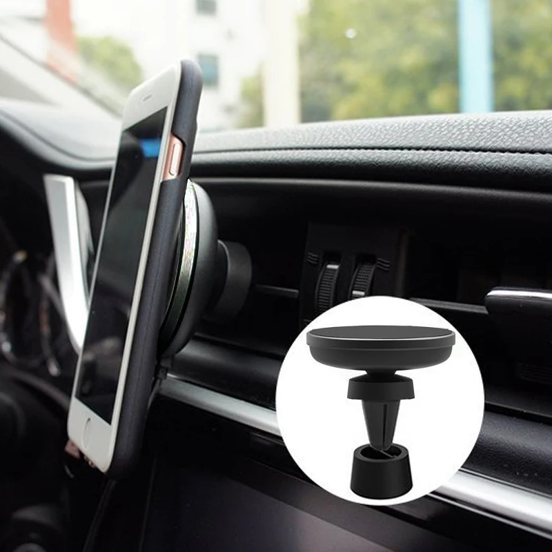 Portefeuille Magnetic Wireless Car Charger for Samsung Galaxy S8 Plus S7 S6 edge Note 8 iPhone X 8 Plus QI Charging Stand Holder (4)