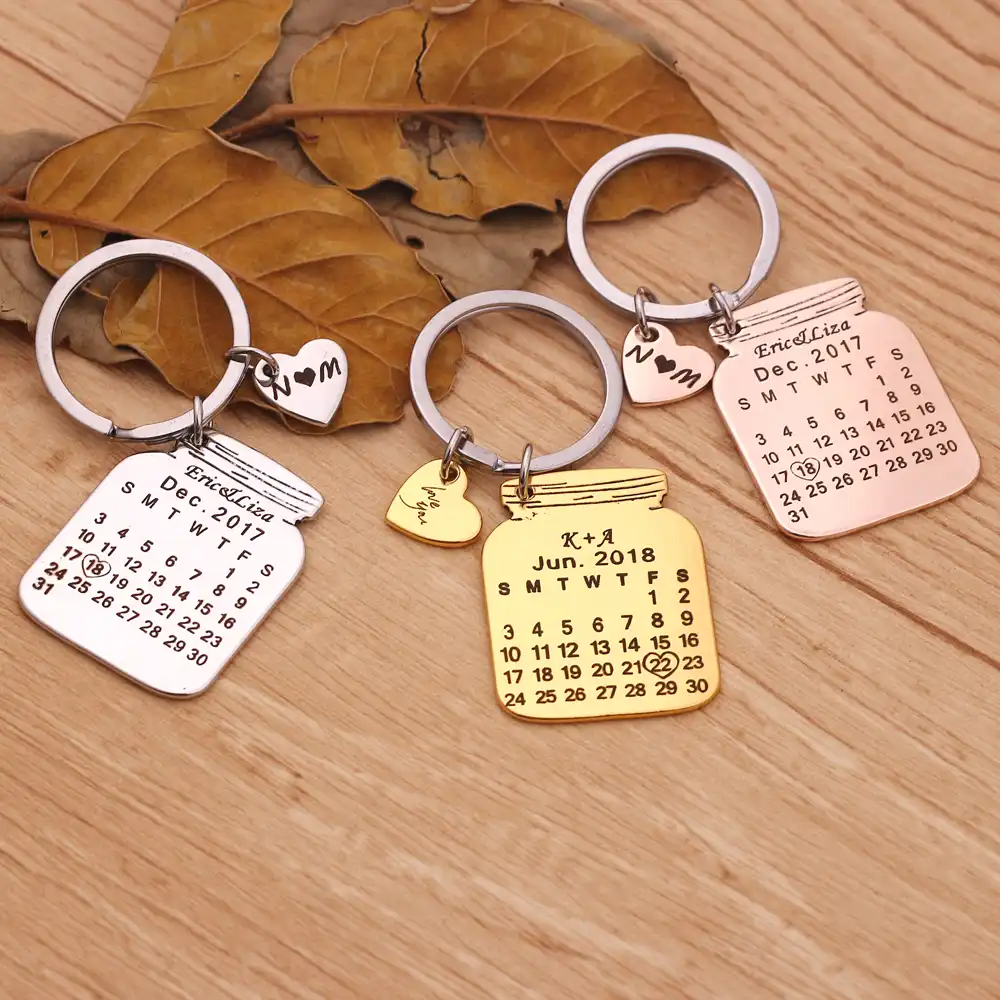date keychain
