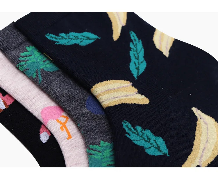 CHAOZHU/милые носки для девочек с изображением свежих фруктов; Модные женские носки в Корейском стиле с изображением цветов лимона и авоката; повседневные милые носки для подростков; Chaussettes