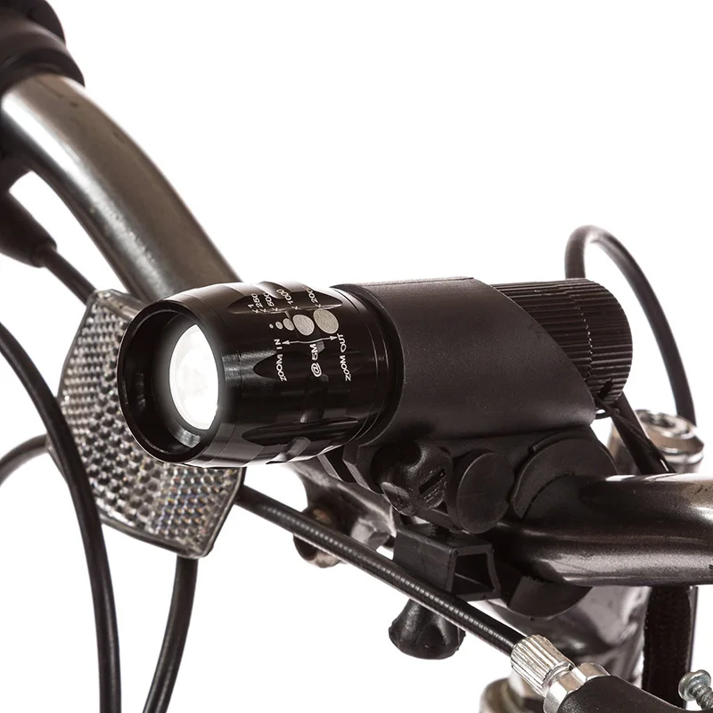 ZK20 Dropshippng мини 3 режима Q5 2300LM светодиодный фонарик передний Фонарь велосипедный свет велосипедный фонарь лампа с держателем факела