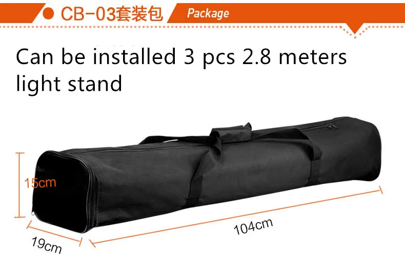 

Godox Carrying Bag CB-03 for Light Stand 104*19*15CM Remarking holder bag big bag stands tripod bag Adearstudio CD50