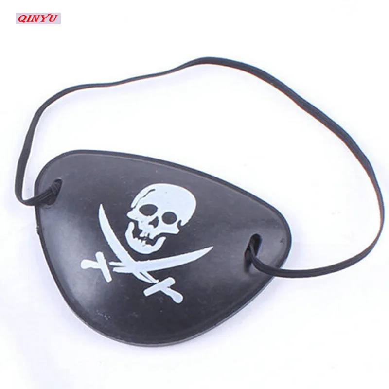 Buy 2018 10pcs Creative Black Pirate Eye Cover Single