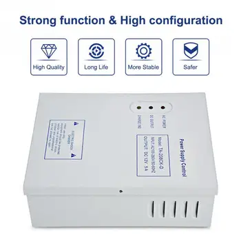 

DC12V 5A 50W Door Access Control System Switch Power Supply AC 110~240V Delay Time Max 15 Second Frequency Power