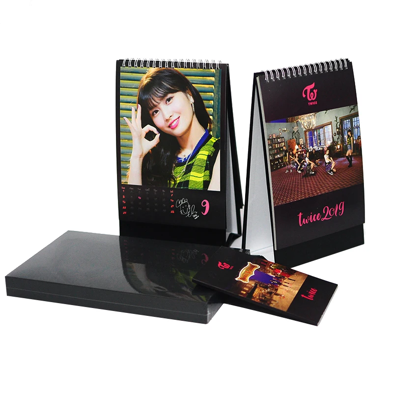 

2019 Dropshipping TWICE Mini Six Series "YES orYES" With The 2019 Desk Calendar Mini Photo