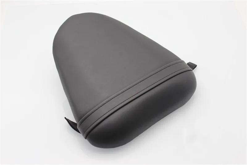 Black Motorcycle Rear Passenger Seat Cushion Pillion Tail Seat Cover