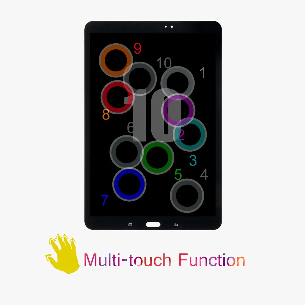 Продажа SM T580 ЖК дисплей для samsung Galaxy Tab A 10,1 SM T580 экран SM T585 ЖК матрица сенсорный дисплей T585 дигитайзер сборка Замена