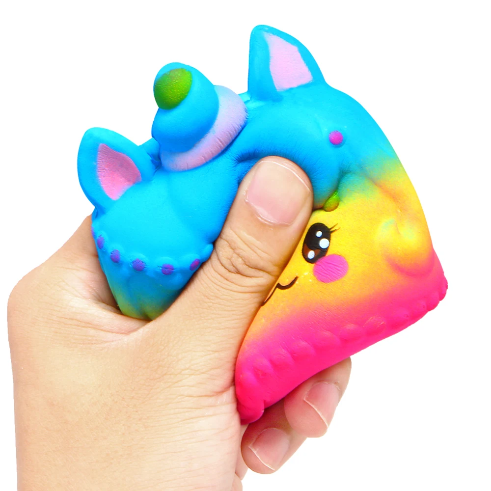 Kawaii Squishy Единорог мусс торт Радуга Squishies крем Ароматические замедлить рост детей