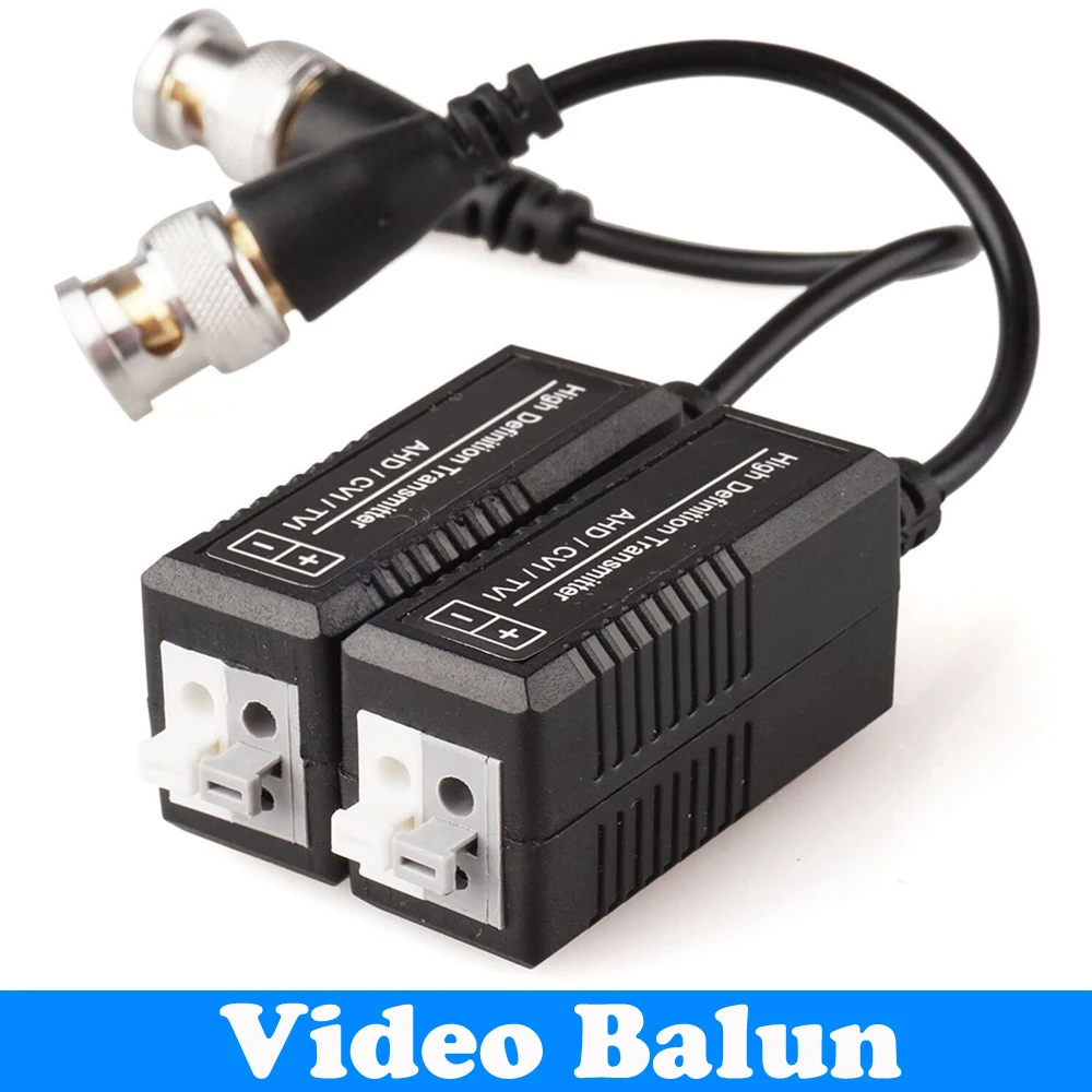 5 пар HD 720P/1080P AHD HDCVI HDTVI BNC коннектор к UTP Cat5/5e/6 видео Balun Пассивный передатчик 200 м|bnc