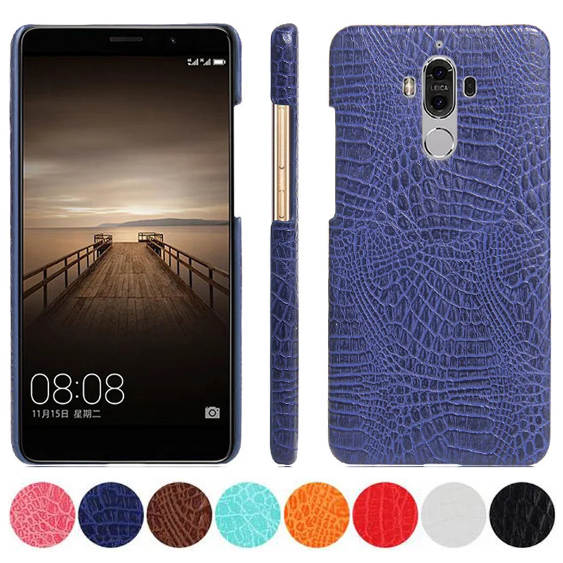 Huawei Mate 9 MHA L09 L29 AL00 чехол для с узором крокодиловая кожа кожаная накладка на заднюю