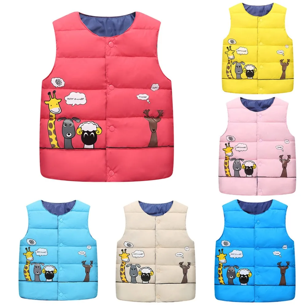

Baby Girl Boy Clothes Kids Winter Jacket For Kids Girls Baby Winter Coat Sleeveless Windproof Baby Boy Winter Jackets Girls