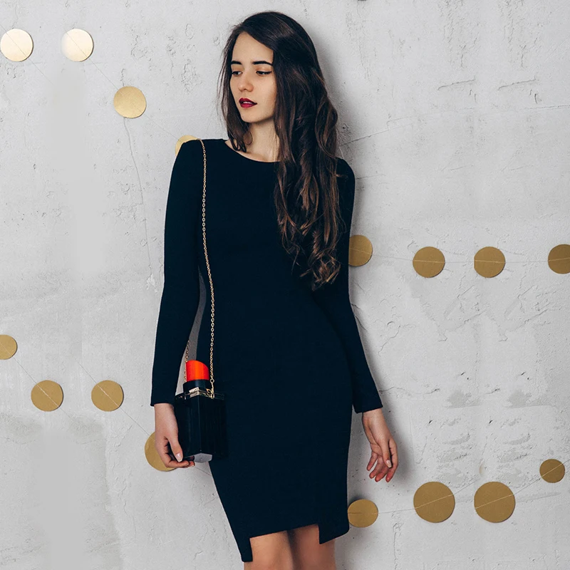 Cocktail Peplum Dress For Women Vintage Casual Work Office Business Pencil Dress