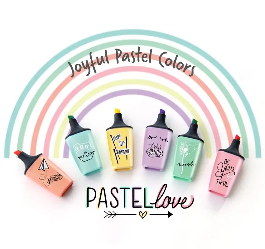 STABILO BOSS Mini Pastellove маркер и текстовый маркер в картонной упаковке 6 цветов