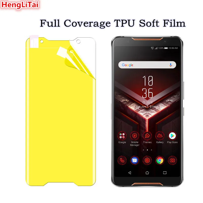 

2Pcs Full Coverage Explosion Proof Screen Protector film For ASUS ROG Phone (ZS600KL) TPU Soft hydrogel Protection Film