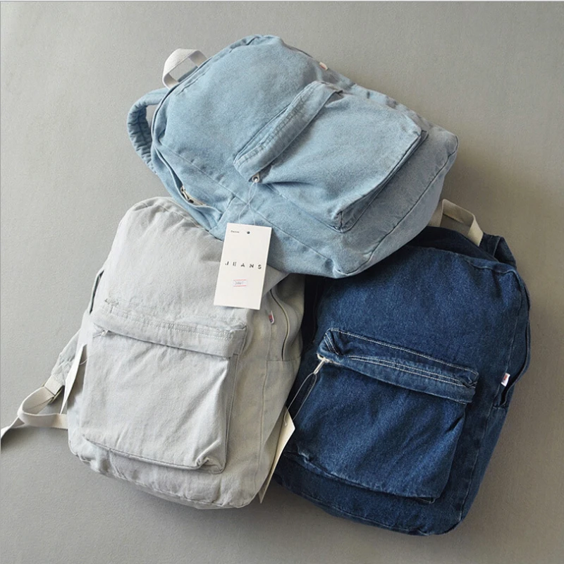 Pares de moda mochila mochila para niñas y los niños mochila viaje Denim ordenador estudiantes mochilas para mujeres mochila estilo de 3 strap|backpack assaultbackpacking pots - AliExpress