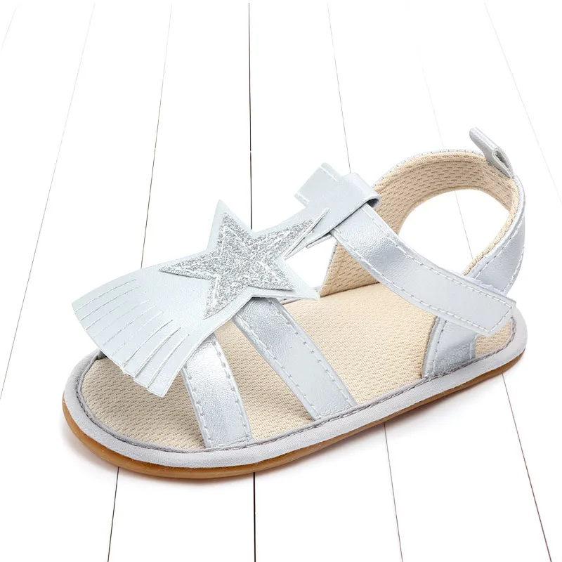 Baby Sandals Toddler Shoes Summer New Baby Girl Shoes Soft Bottom PU Tassel Cute Newborn Infant Baby Girls Princess Shoes 0-1 (5)