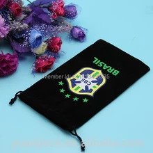 100 шт/партия Высококачественная бархатная сумка для ювелирных изделий/сумка для аксессуаров/подарок/Iphone 6, размер можно настроить, различные цвета