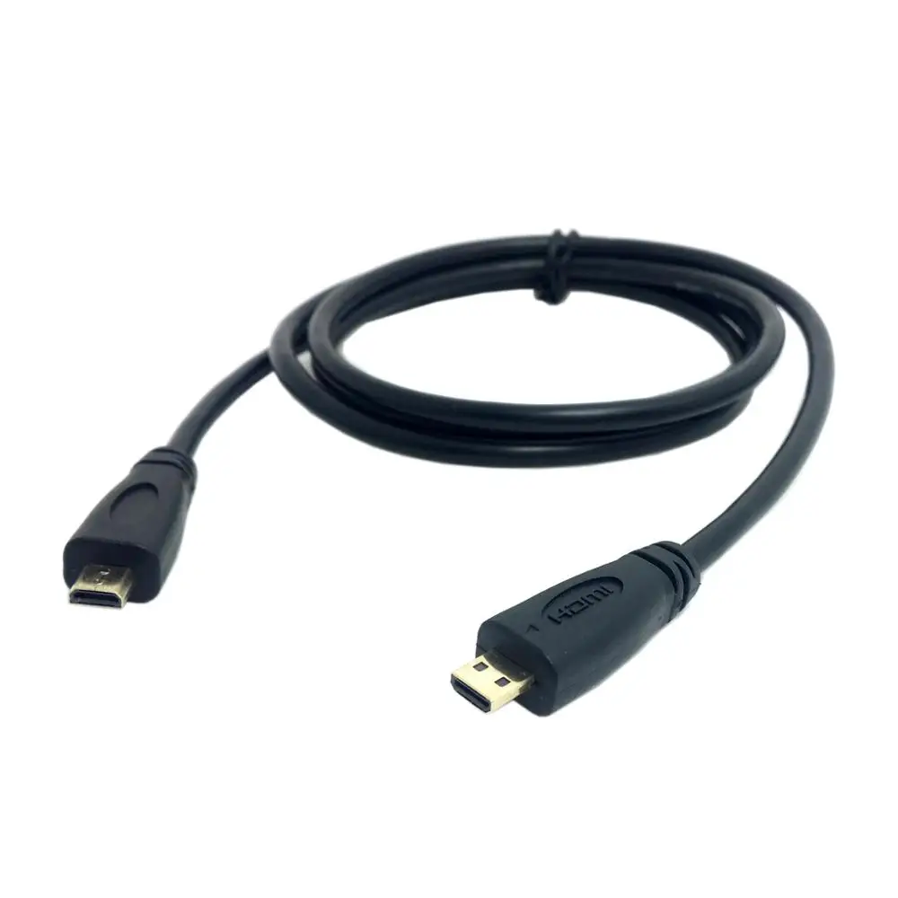1 м Micro HDMI штекер к Тип D штекеру кабель для MOTO DC DV|Компьютерные кабели и разъемы| |