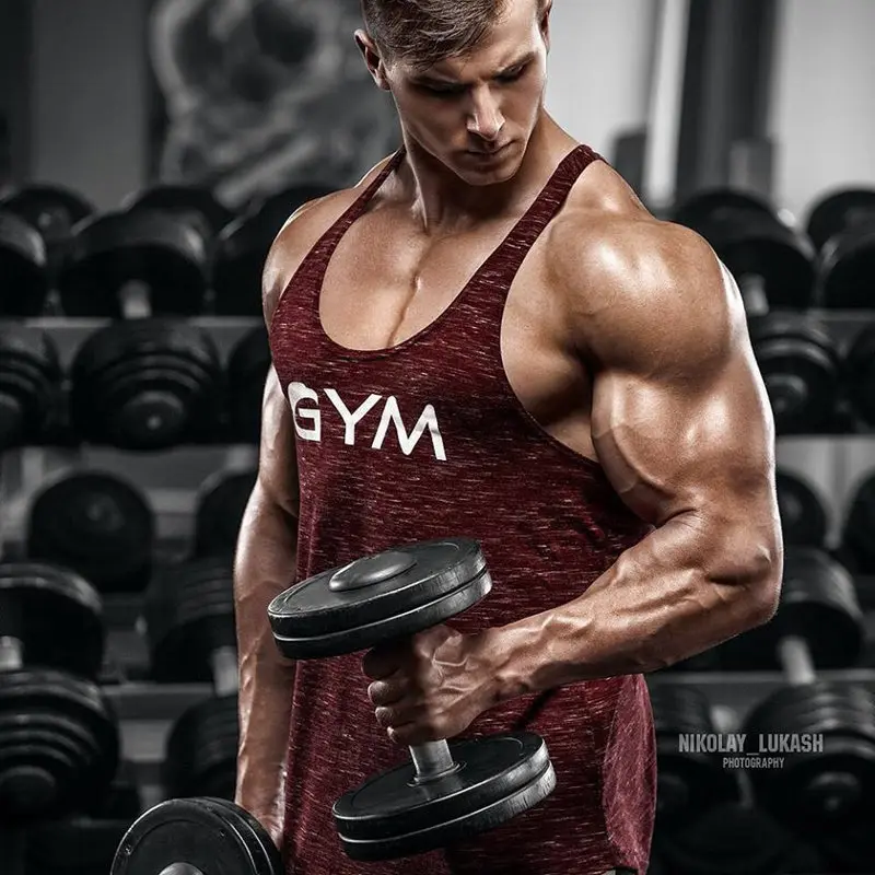 Men Bodybuilding Tank top 2018 New sleeveless shirt Man Gyms Fitness ...