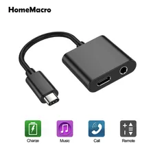Тип-C до 3,5 мм аудио адаптер зарядный кабель 2 в 1 Тип usb C до 3,5 мм для наушников зарядки ключ для xiaomi huawei P20 samsung