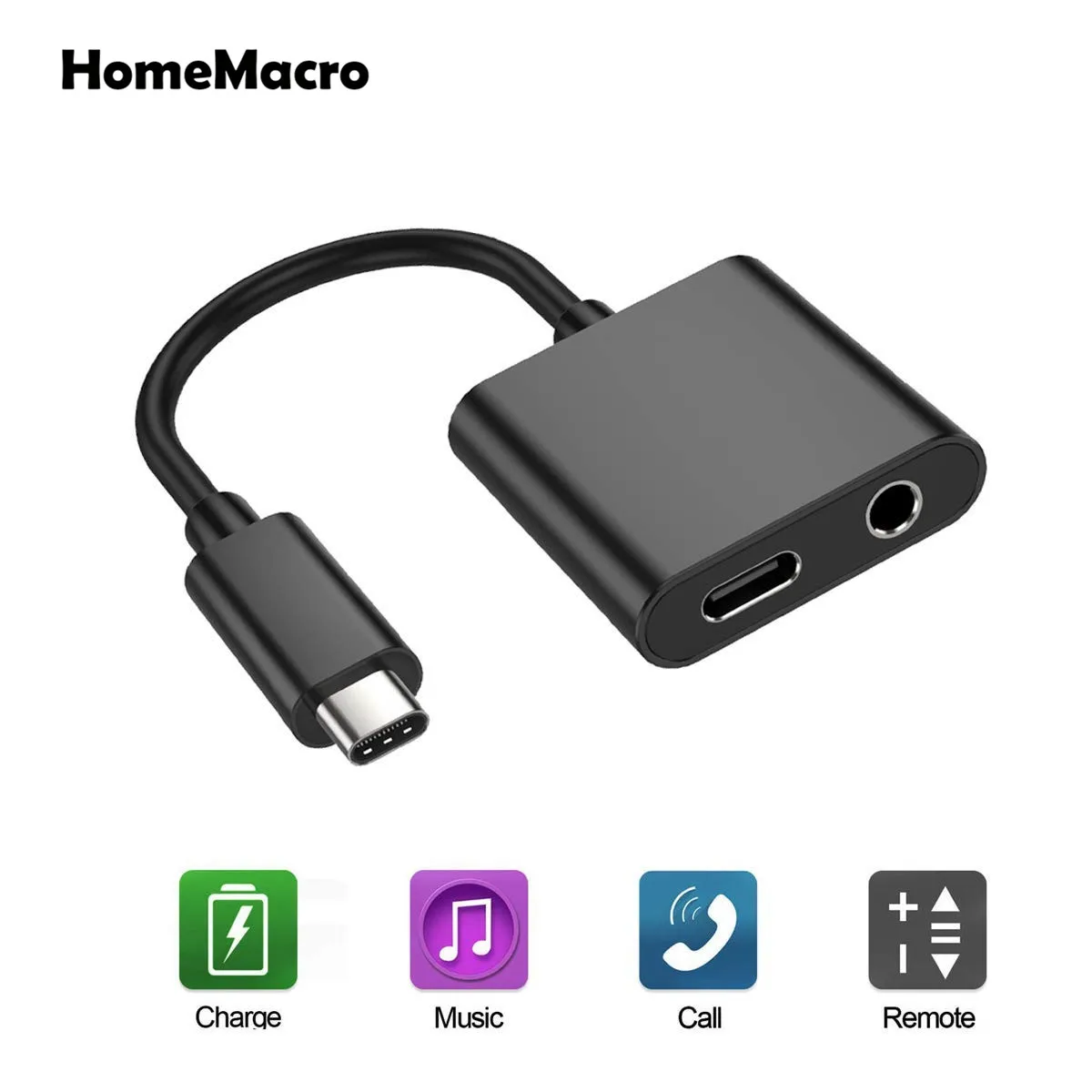 

Type-C to 3.5mm Audio Adapter Charging Cable 2 in 1 USB Type C to 3.5mm Headphone Charging Dongle For xiaomi huawei P20 Samsung