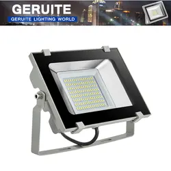 LED Прожекторы открытый свет 50 Вт 220 В 6000lw 128 светодиодов SMD 5730 IP65 Водонепроницаемый 5th новые квадратный афиши стены прожекторы