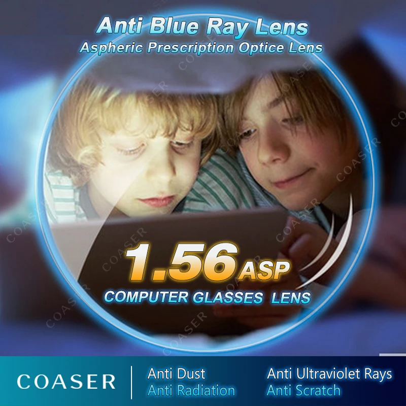 

COASER Anti Blue Ray Prescription optical Glasses Lens eyeglasses Myopia Presbyopia for Reading Computer Eyewear frame spectacle