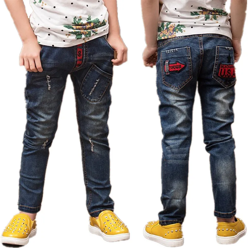 

Casual Boys Jeans Trousers Infantil Autumn Jean Garcon Children Clothing Toddler Denim Cowboys Jersey Baby Boy Pants Clothes