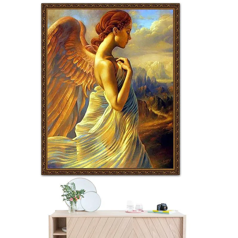 Diy 5D Angel Diamond Embroidery Painting Girl Diamond Painting Mosaic