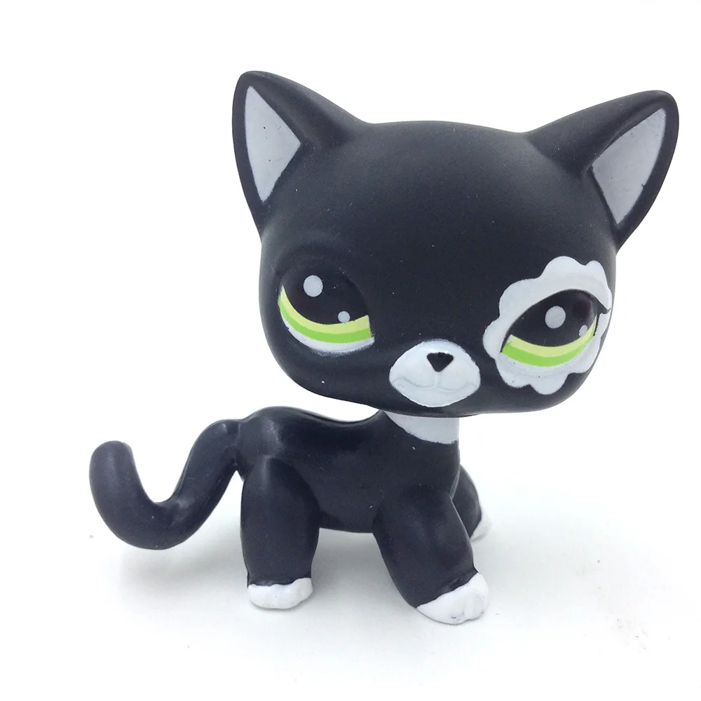 Pet Shop #2249 черно-белый Blythe Cat зеленые глаза Kitty для детей девочек Фигурки Коллекция
