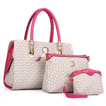 New designer hand bag quality leather famous brand bags women purses and handbags three-piece women bags ladies shoulder bag