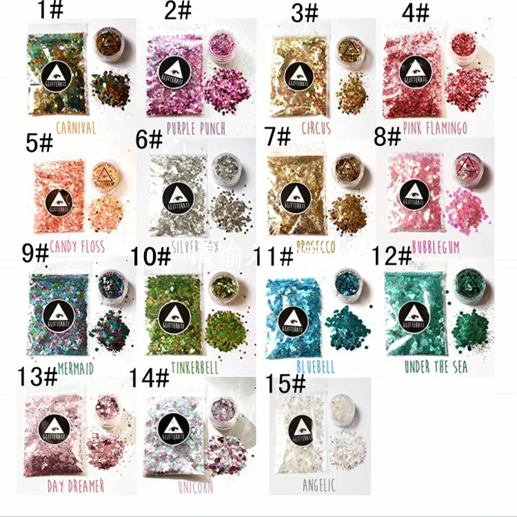 

New 10g Silver Holographic Chunky Glitter Festival Beauty Makeup Face Body Hair Nails