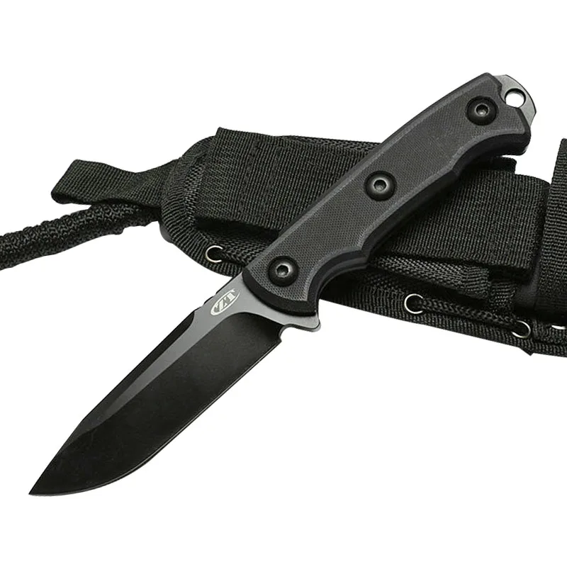 

ToughKeng High Quality Self-Defense 9Cr18Mov Steel Fixed Blade Knife G10 Handle Outdoor Survival Knives Tool