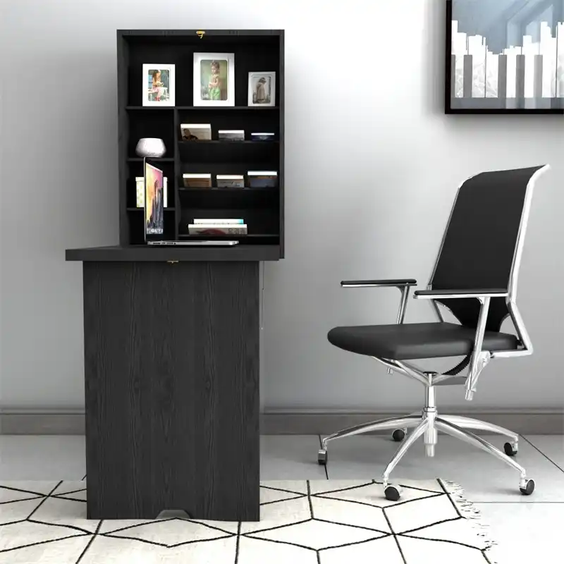 High Quality Mdf Wall Mounted Fold Out Convertible Floating Desk