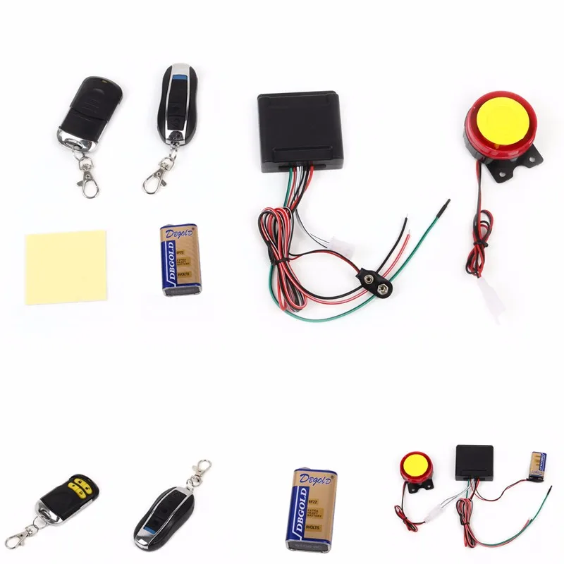 12v Bike Motorcycle Anti Theft Security Alarm System