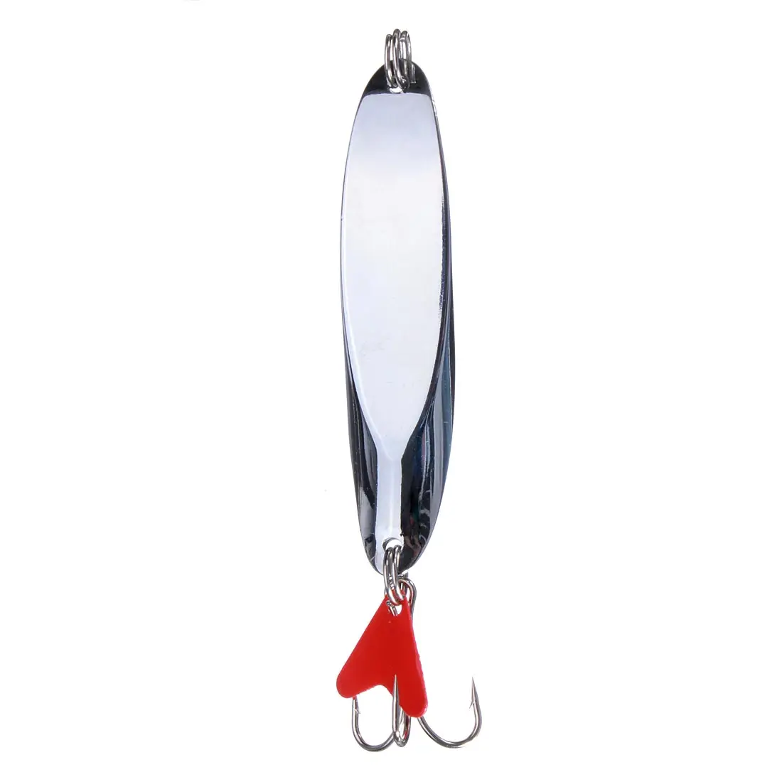 

10g 28g Artificial Metal Smooth Spinner Spoon Sequins Red Tail Hard Fishing Lure Bait Spinner Spinners