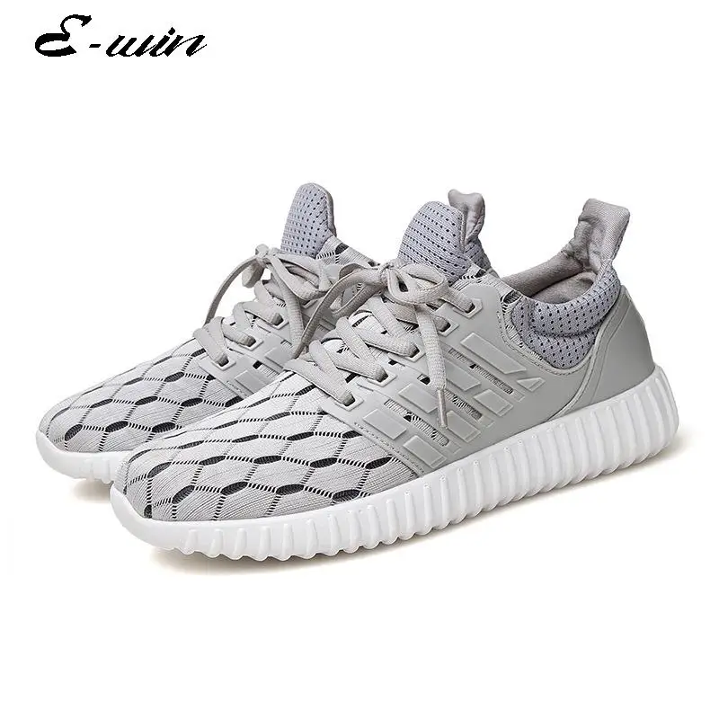 2016 New Men Shoes Breathable Fashion Sneakers Lace Up Casual Shoes Jogging Walking Mens Trainers Chaussures Hombre Femme