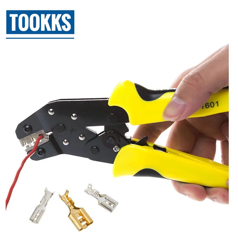 

Multi Functional JX-1601 Ratchet Crimping Pliers Engineering Ratchet Terminal Crimping Electronics Plier