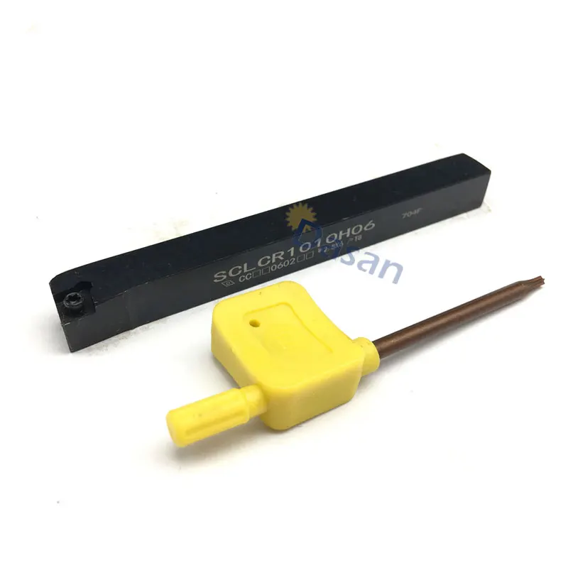 

CNC Tool SCLCR1010H06 Turning Tool External Turning Lathe Cutting Tool for Carbide CCMT0602 Inserts
