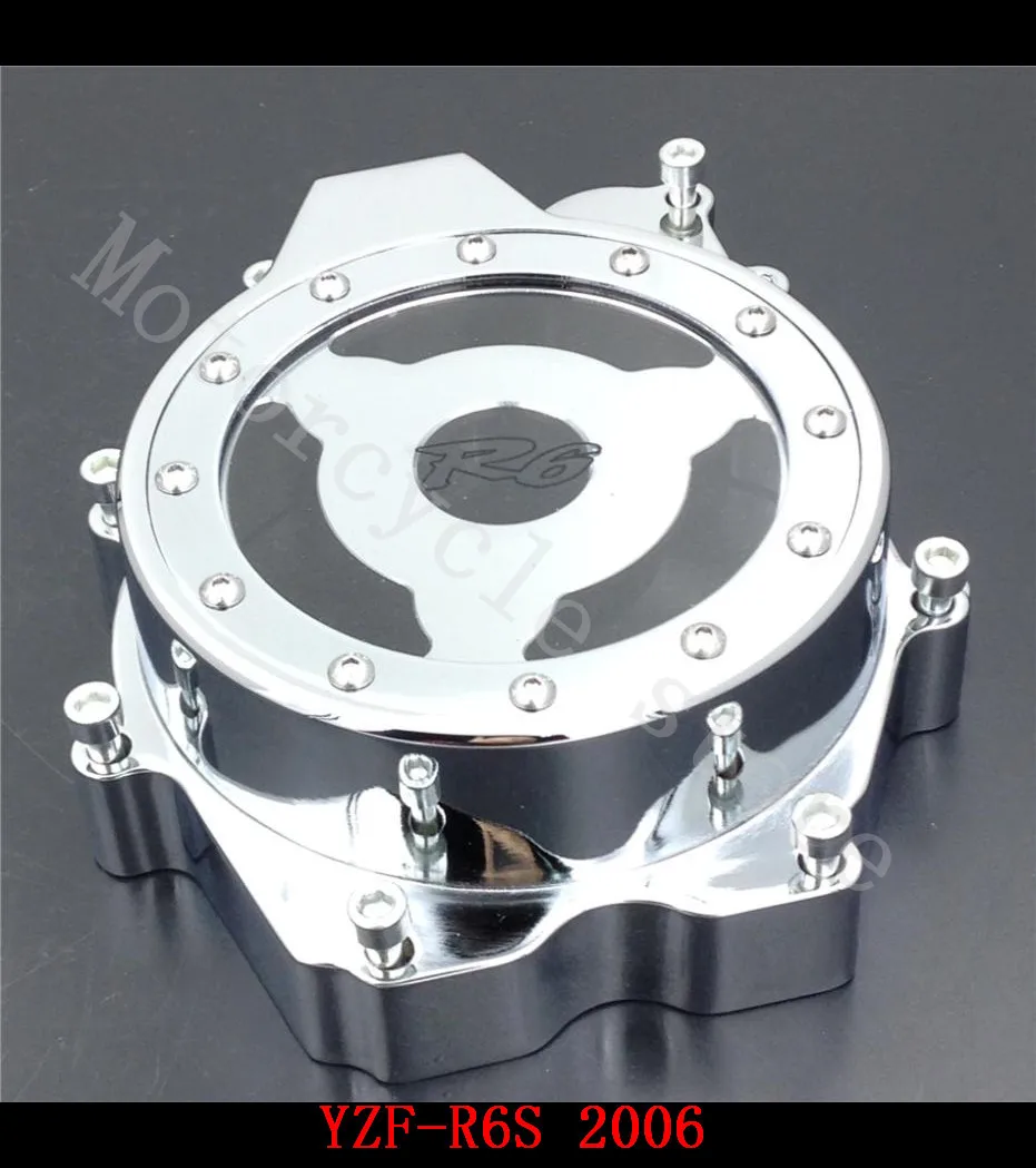 

Fit for Yamaha YZF R6S YZF-R6S 2006 Motorcycle Engine Stator cover see through left side